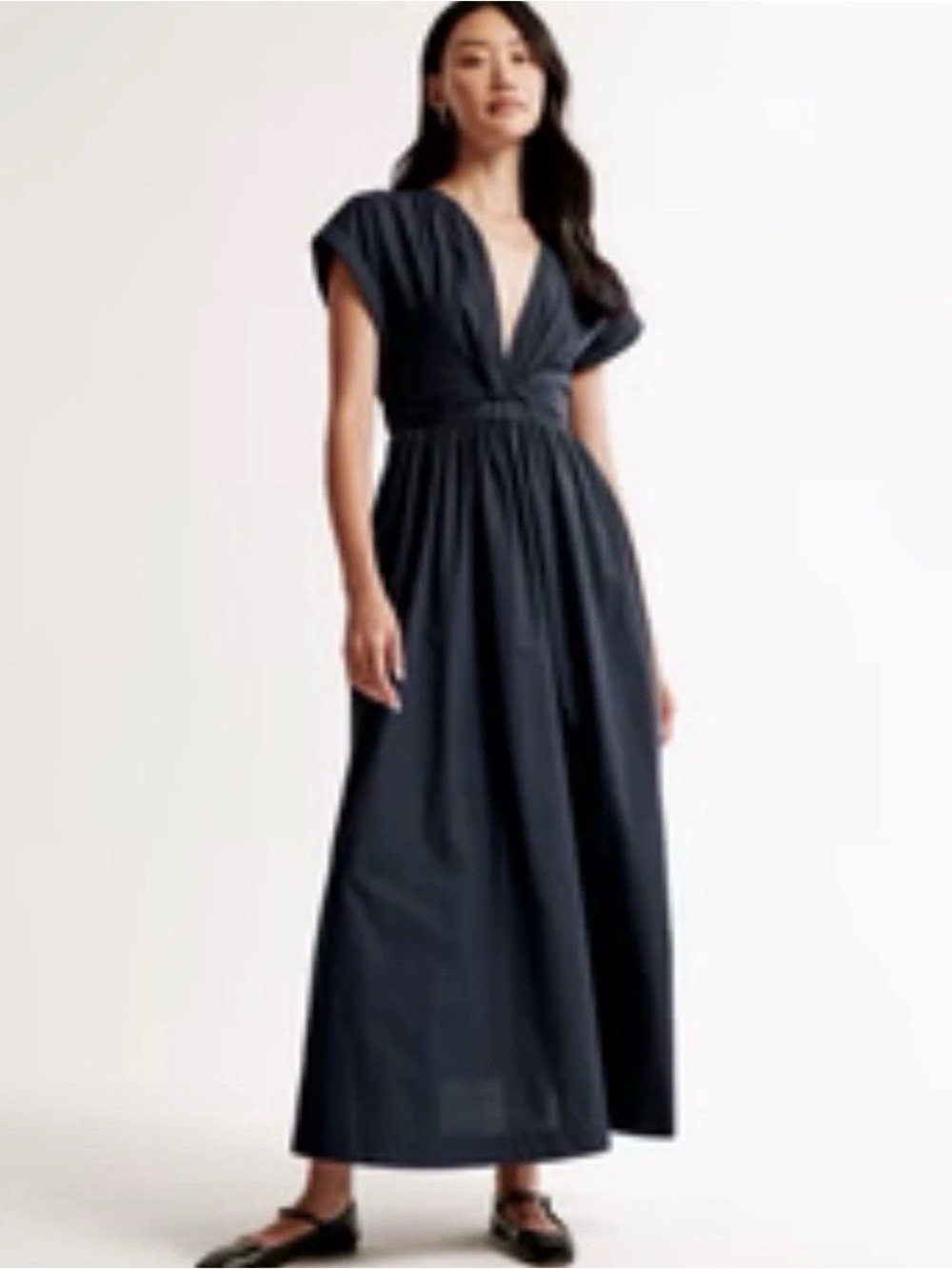 Abercrombie & Fitch Twist Front Maxi Dress